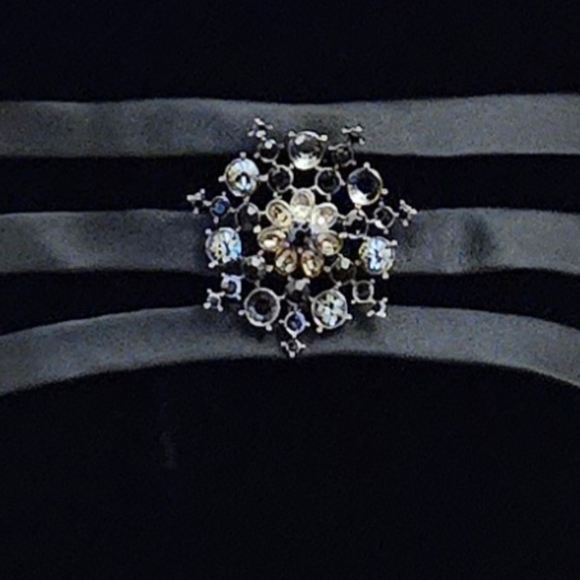 TALBOTS BLACK VELVET and TULLE STRAPLESS DRESS - Picture 4 of 4